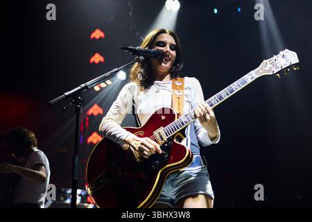 Teatro Barceló presenta un'esclusiva vetrina dal vivo di Wolf Alice, Madrid-Spagna Foto Stock