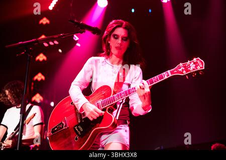 Teatro Barceló presenta un'esclusiva vetrina dal vivo di Wolf Alice, Madrid-Spagna Foto Stock