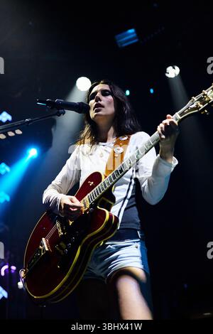 Teatro Barceló presenta un'esclusiva vetrina dal vivo di Wolf Alice, Madrid-Spagna Foto Stock
