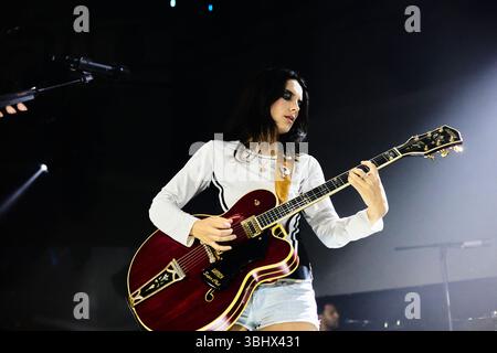 Teatro Barceló presenta un'esclusiva vetrina dal vivo di Wolf Alice, Madrid-Spagna Foto Stock