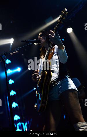 Teatro Barceló presenta un'esclusiva vetrina dal vivo di Wolf Alice, Madrid-Spagna Foto Stock