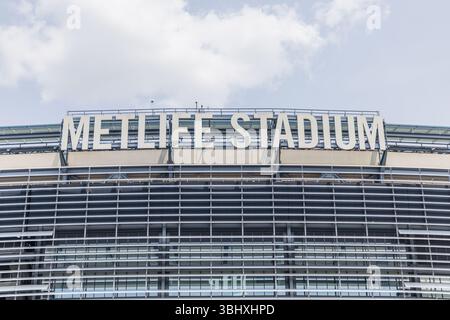 East Rutherford, Stati Uniti. 11 giugno 2025. Atmosfera al MetLife nel New Jersey questo mercoledì 11. Preparativi per la prima partita della Coppa del mondo per club FIFA che si terrà presso lo stadio tra Palmeiras x Porto il 15 giugno 2025. Crediti: Brasile Photo Press/Alamy Live News Foto Stock
