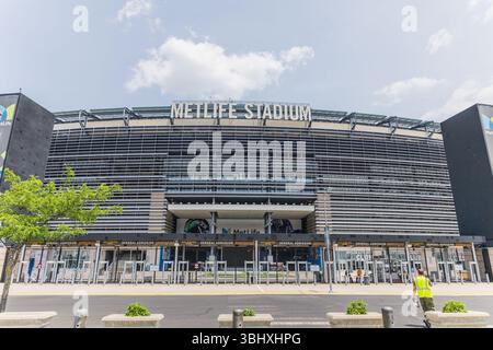 East Rutherford, Stati Uniti. 11 giugno 2025. Atmosfera al MetLife nel New Jersey questo mercoledì 11. Preparativi per la prima partita della Coppa del mondo per club FIFA che si terrà presso lo stadio tra Palmeiras x Porto il 15 giugno 2025. Crediti: Brasile Photo Press/Alamy Live News Foto Stock