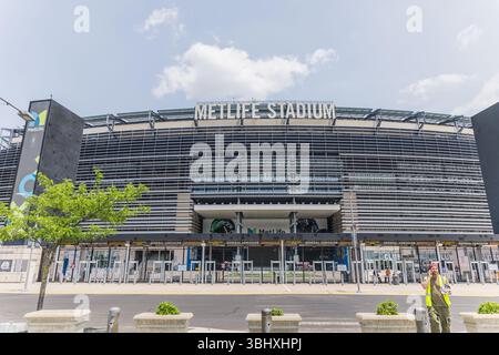 East Rutherford, Stati Uniti. 11 giugno 2025. Atmosfera al MetLife nel New Jersey questo mercoledì 11. Preparativi per la prima partita della Coppa del mondo per club FIFA che si terrà presso lo stadio tra Palmeiras x Porto il 15 giugno 2025. Crediti: Brasile Photo Press/Alamy Live News Foto Stock