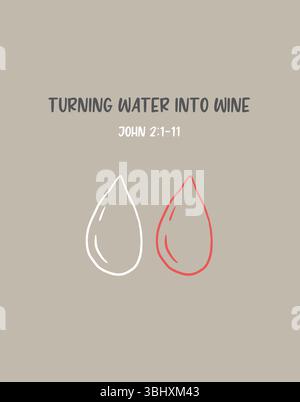 Simboli della linea cristiana poster dello schizzo, religione arte disegnata a mano, decorazione della parete della Bibbia Illustrazione Vettoriale