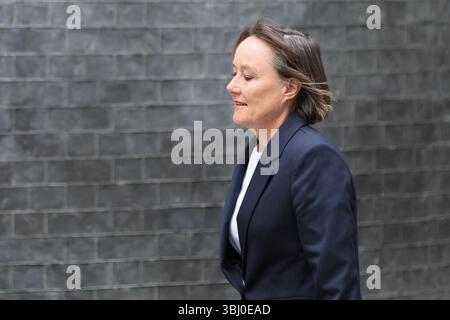 Londra, Regno Unito. 11 giugno 2025. Jo Stevens, Segretario di Stato per il Galles, arriva per la riunione del Gabinetto al numero 10 di Downing Street. Foto Stock