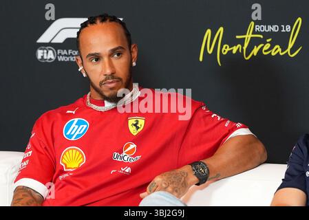 Montreal, Canada. 12 giugno 2025. Conferenza stampa, Campionato di Formula 1 a Montreal, Canada, 12 giugno 2025 credito: Agenzia fotografica indipendente/Alamy Live News Foto Stock