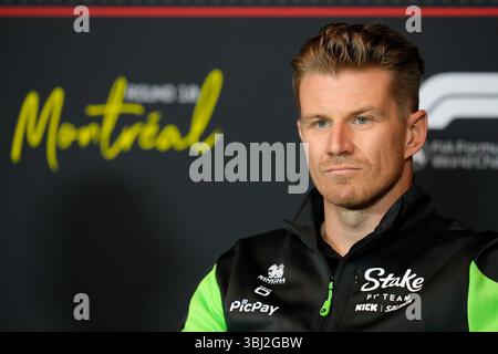 Montreal, Canada. 12 giugno 2025. Conferenza stampa, Campionato di Formula 1 a Montreal, Canada, 12 giugno 2025 credito: Agenzia fotografica indipendente/Alamy Live News Foto Stock