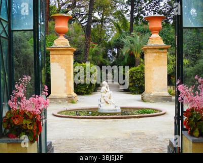Le principali attrazioni di Palermo, Sicilia, Italia Foto Stock