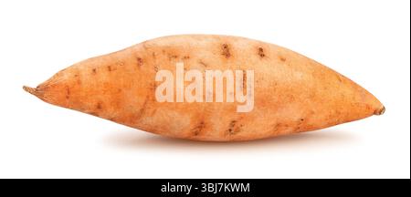 dolce patata percorso isolato su bianco Foto Stock