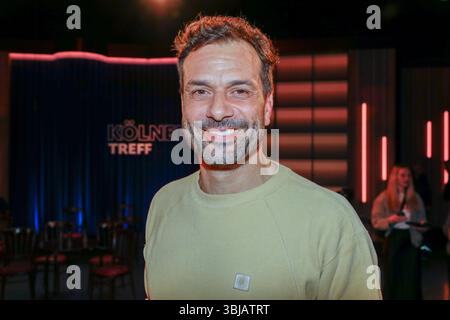 Kai Schumann bei der Aufzeichnung der WDR-Talkshow 'Kölner Treff' im WDR Studio BS 3. Köln, 12.04.2024 Foto Stock
