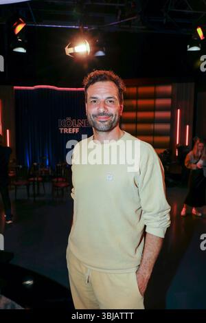 Kai Schumann bei der Aufzeichnung der WDR-Talkshow 'Kölner Treff' im WDR Studio BS 3. Köln, 12.04.2024 Foto Stock