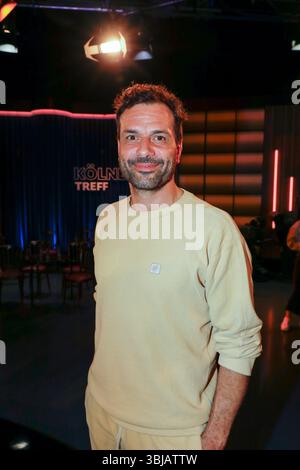 Kai Schumann bei der Aufzeichnung der WDR-Talkshow 'Kölner Treff' im WDR Studio BS 3. Köln, 12.04.2024 Foto Stock