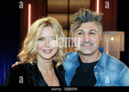 Veronica Ferres, lotto Chico bei der Aufzeichnung der WDR-Talkshow 'Kölner Treff' im WDR Studio BS 3. Köln, 21.02.2025 Foto Stock