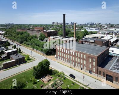 Liggett & Meyers Factory, ubicazione: St. Louis, Missouri, architetto: Isaac S. Taylor Foto Stock