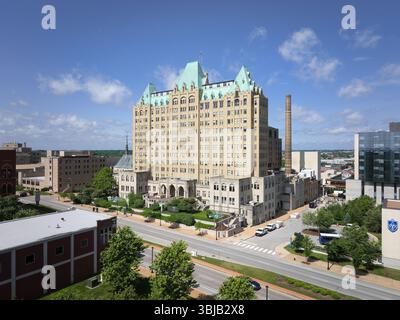 Firmin Desloge Hospital, sede: St. Louis, Missouri, Architetti: Study & Farrar, Arthur J. Widmer Foto Stock