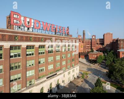 Anheuser-Busch Brewery Complex, località: St. Louis, Missouri Foto Stock