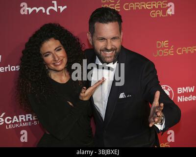 Marwa Eldessouky e Matthias uccidono al 30 ° Jose Carreras Gala 2023 il 12 dicembre 2024 a Media City Lipsia, Lipsia, DE Foto Stock
