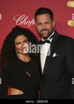 Marwa Eldessouky e Matthias uccidono al 30 ° Jose Carreras Gala 2023 il 12 dicembre 2024 a Media City Lipsia, Lipsia, DE Foto Stock