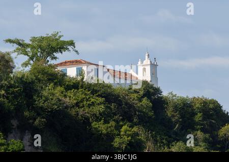 Isola di Boa Viagem a Niteroi a Rio de Janeiro, Brasile - 15 maggio 2025: Immagine dell'isola di Boa Viagem a Niteroi a Rio de Janeiro. Foto Stock