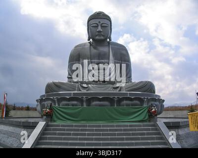 Esashi, Giappone - 24 febbraio 2014: Un parco di sculture di copie di grandi sculture provenienti da tutto il mondo Foto Stock