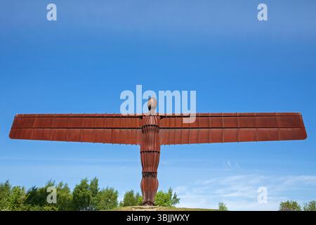 Angel of the North; Gateshead; Inghilterra; Regno Unito Foto Stock