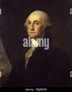 Stuart, Gilbert; George Washington (1732-1799); The Fitzwilliam Museum; http://www.artuk.org/artworks/george-washington-17321799-5162 Foto Stock