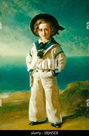 Il ritratto di Franz Xaver Winterhalter di Alberto Edoardo, Principe di Galles (1846) cattura il futuro Re Edoardo VII in abbigliamento reale. L'olio su tela mette in mostra l'abilità di Winterhalter nel presentare dignità ed eleganza aristocratiche. Foto Stock