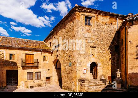 La prigione del villaggio (R). Pedraza, Segovia, Castilla y León, Spagna, Europa Foto Stock