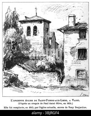 L'ancienne église de Saint-Pierre-aux-liens à Vaise. Foto Stock