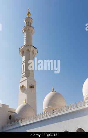 Moschea Sheikh Zayed di Abu Dhabi Foto Stock