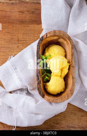 Gelato del mango Foto Stock