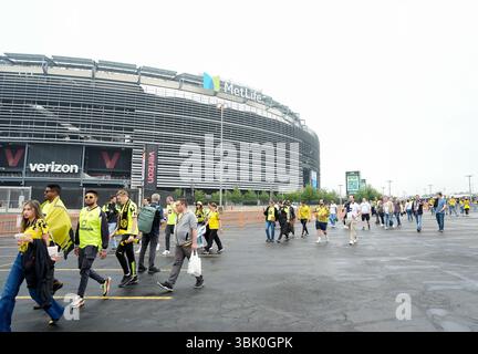 East Rutherford, Vereinigte Staaten. 17 giugno 2025. I fan del BVB arrivano negli Stati Uniti, Fluminense FC vs Borussia Dortmund, Coppa del mondo per club FIFA, gruppo F, 17.06.2025 foto: Eibner-Pressefoto/Scott Coleman credito: dpa/Alamy Live News Foto Stock