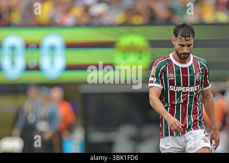 East Rutherford, Stati Uniti, 17 giugno 2025. Matheus Martinelli di Fluminense, durante la partita tra Fluminense e Borussia Dortmund, nel 1° round del girone F della Coppa del mondo per club FIFA 2025, al MetLife Stadium Foto Stock