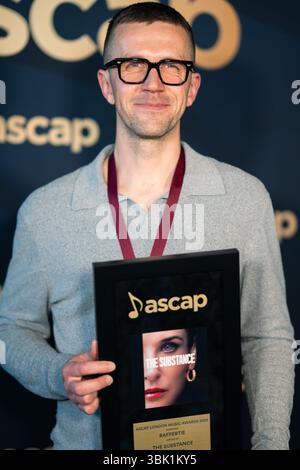 Londra, Regno Unito. 17 giugno 2025. Raffertie partecipa all'ASCAP London celebra il 2025 allo Shard. Credito: SOPA Images Limited/Alamy Live News Foto Stock