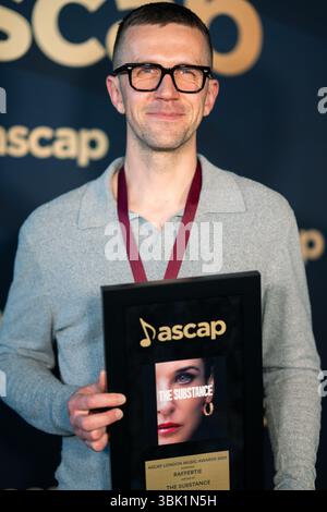 Londra, Regno Unito. 17 giugno 2025. Raffertie partecipa all'ASCAP London celebra il 2025 allo Shard. (Foto di Lounis Tiar/SOPA Images/Sipa USA) credito: SIPA USA/Alamy Live News Foto Stock