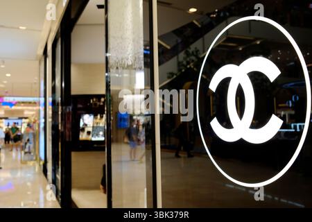 Centro commerciale Saigon. Negozio di lusso Chanel nel distretto 1. Ho chi Minh. Vietnam. Foto Stock