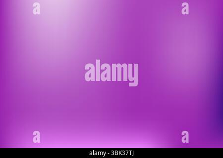 Il gradiente astratto scorre in un design piatto, mostrando una transizione uniforme delle sfumature viola magenta Foto Stock