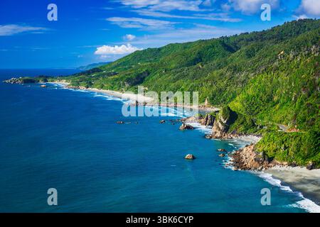 Riserva Marina di Punakaiki, Parco Nazionale di Paparoa, Costa Occidentale, nuova Zelanda Foto Stock