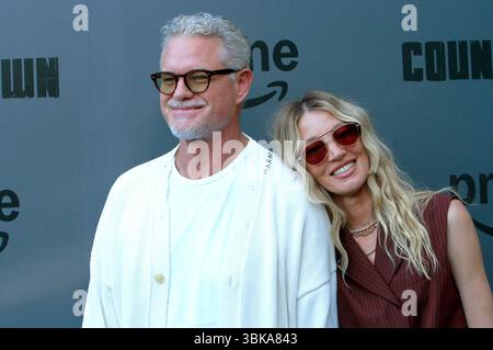 Eric Dane und Janell Shirtcliff bei der Premiere der Amazon prime Video serie 'Countdown' im Harmony Gold Theatre, Los Angeles, 18.06.2025 Foto Stock