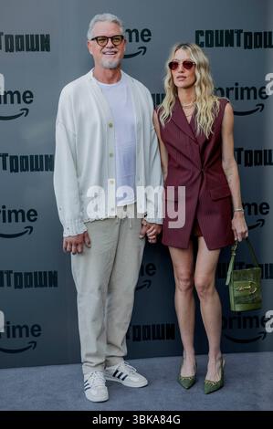 Eric Dane und Janell Shirtcliff bei der Premiere der Amazon prime Video serie 'Countdown' im Harmony Gold Theatre, Los Angeles, 18.06.2025 Foto Stock