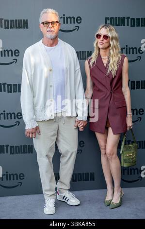 Eric Dane und Janell Shirtcliff bei der Premiere der Amazon prime Video serie 'Countdown' im Harmony Gold Theatre, Los Angeles, 18.06.2025 Foto Stock