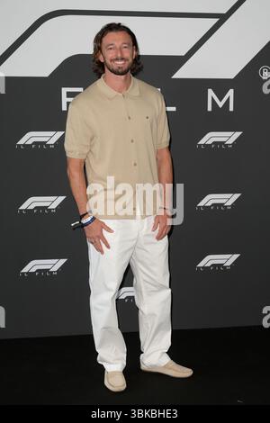 Roma, Italia. 19 giugno 2025. Federico Balzaretti partecipa alla prima del film "F1 - il Film" allo Space Cinema moderno. Credito: SOPA Images Limited/Alamy Live News Foto Stock