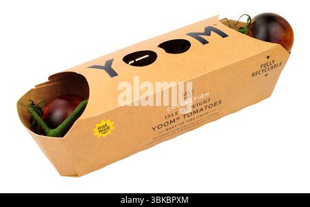 Marks and Spencer food Collection Isle of Wight Yoom pomodori con vite Foto Stock