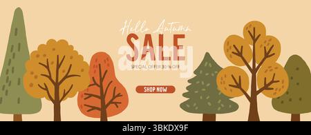 Collezione autunnale, set intimo autunnale, design per poster, striscioni, biglietti d'auguri, adesivi, vendita Illustrazione Vettoriale