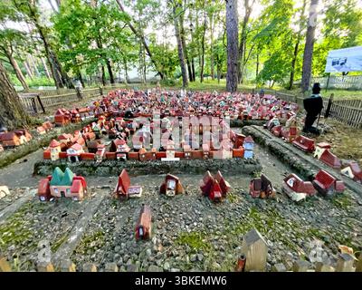 Svetlogorsk, Russia, 30 agosto, 2024, la città modello di Konigsberg medievale in miniatura, regione di Kaliningrad, città di Svetlogorsk, fiaba di Hoffmann Foto Stock