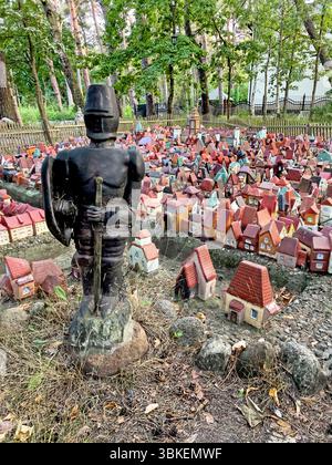 Svetlogorsk, Russia, 30 agosto, 2024, la città modello di Konigsberg medievale in miniatura, regione di Kaliningrad, città di Svetlogorsk, fiaba di Hoffmann Foto Stock