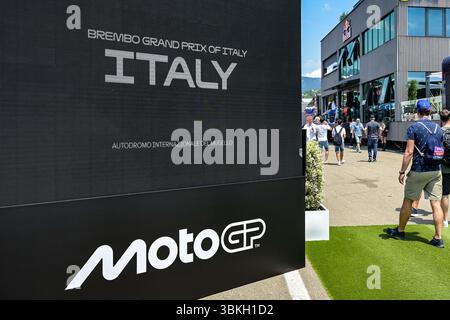 Mugello, Italia. 21 giugno 2025. Dettagli del Mugello International Circuit PaddDetail del Mugello International Circuit durante il Gran Premio d'Italia Brembo - Paddock, Campionato del mondo MotoGP nel Mugello, Italia, 20 giugno 2025 Credit: Independent Photo Agency/Alamy Live News Foto Stock