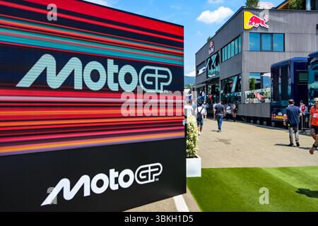 Mugello, Italia. 21 giugno 2025. Dettagli del Mugello International Circuit PaddDetail del Mugello International Circuit durante il Gran Premio d'Italia Brembo - Paddock, Campionato del mondo MotoGP nel Mugello, Italia, 20 giugno 2025 Credit: Independent Photo Agency/Alamy Live News Foto Stock