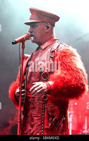 Till Lindemann Live Beim Metal Air 2025 Festival in der Almased Arena auf dem Albrecht-Thear-Gelände. Uelzen, 21.06.2025 anni Foto Stock
